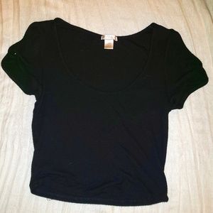 Black Crop Top